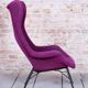 Mid-Century Wingchair in Plastic Fiber from Miroslav Navratil, Czech, 1950s
