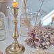 Bougeoir en laiton vintage