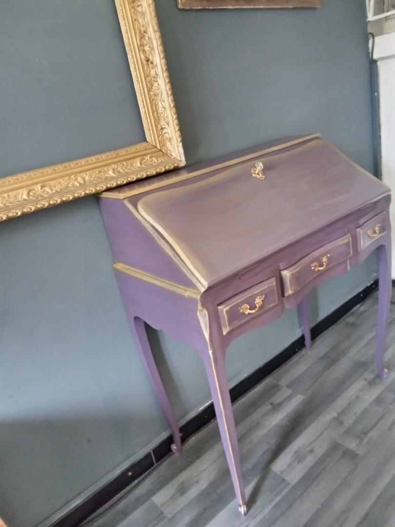 Secretary patinated Louis XV style