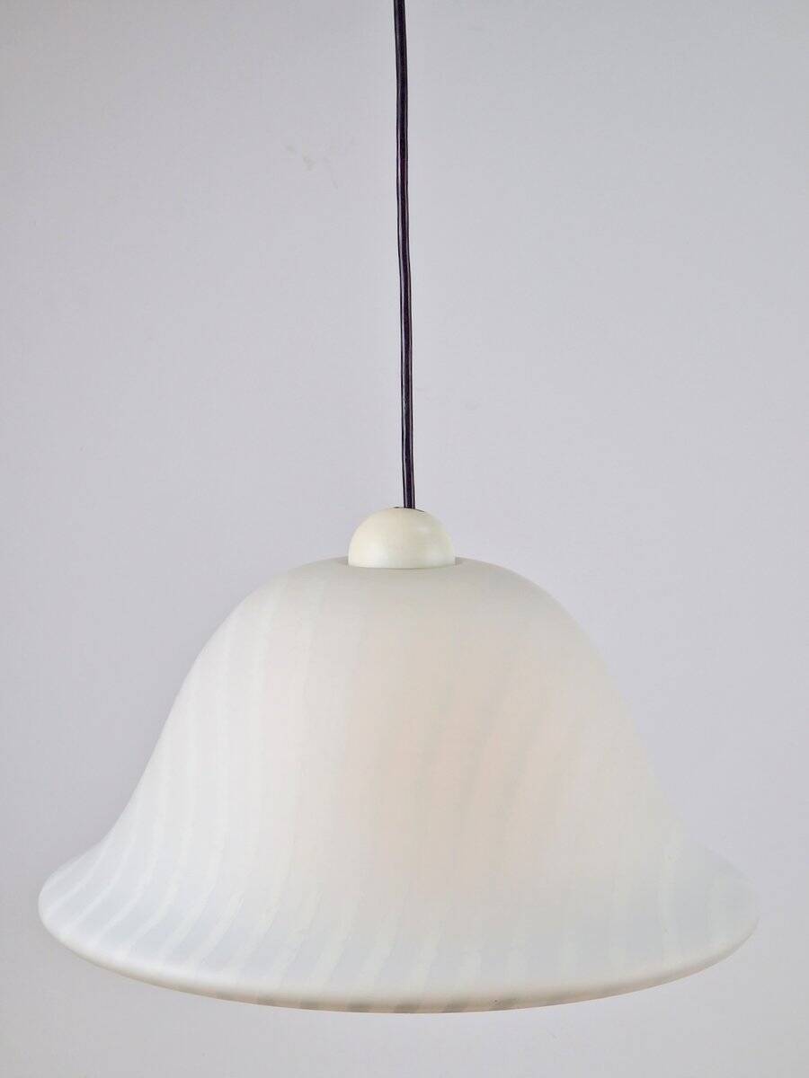 Vintage Pendant Zebra Lamp from Peill & Putzler, 1960s