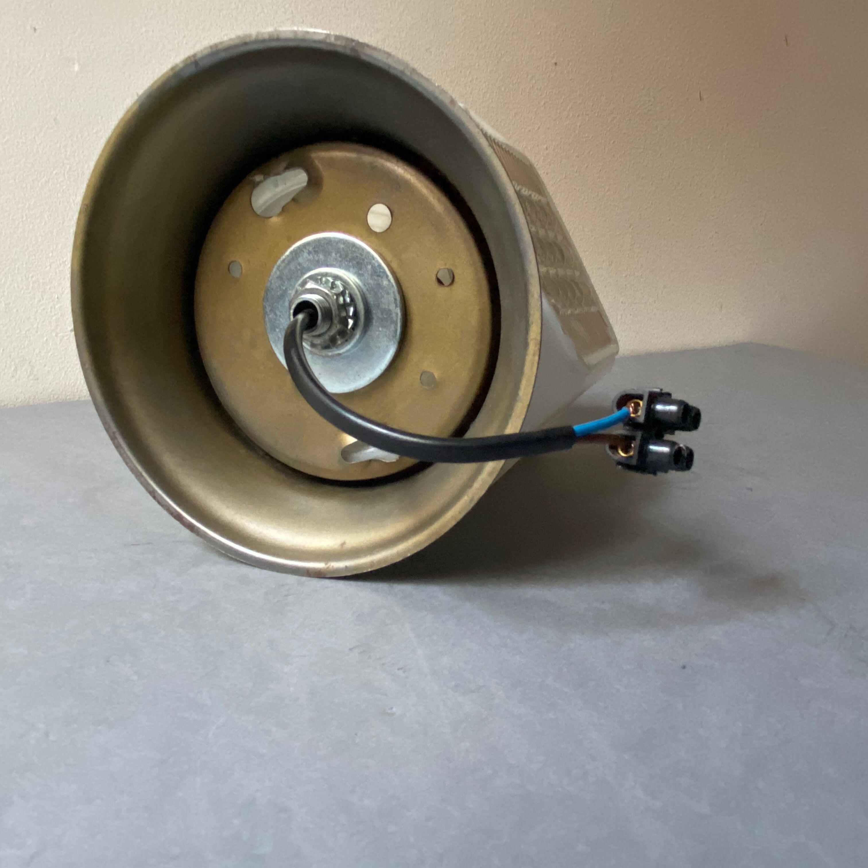 Old wall sconce in glass