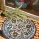 Armenia ceramic plate paisley pattern