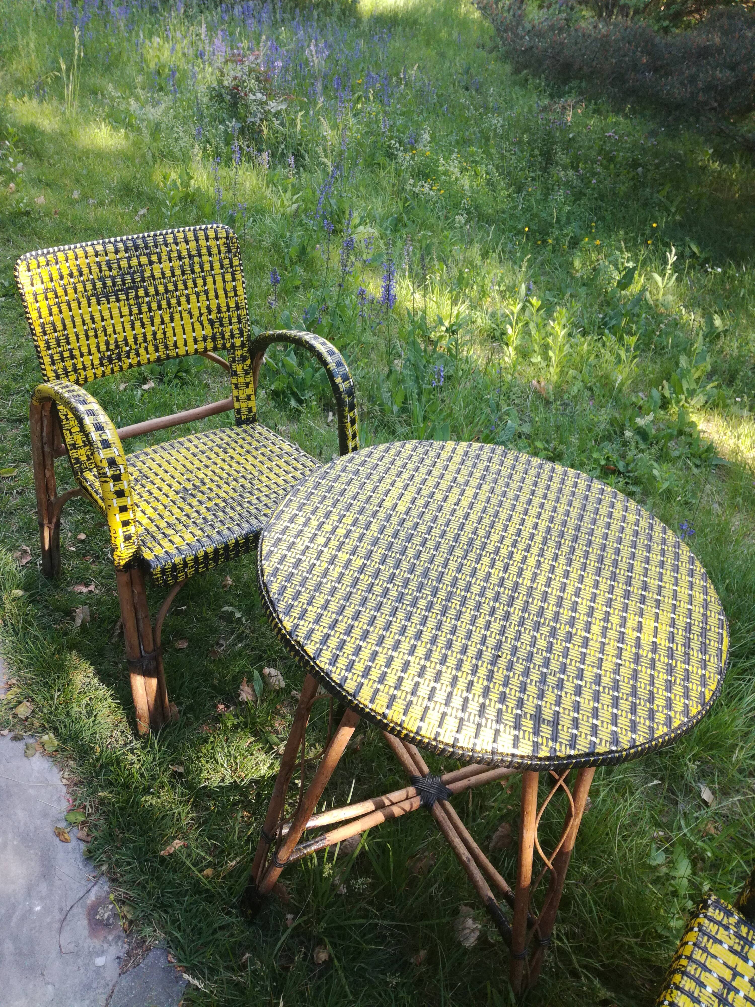 Table and chairs