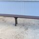 300cm solid wood farm bench for rustic farmhouse table 1950