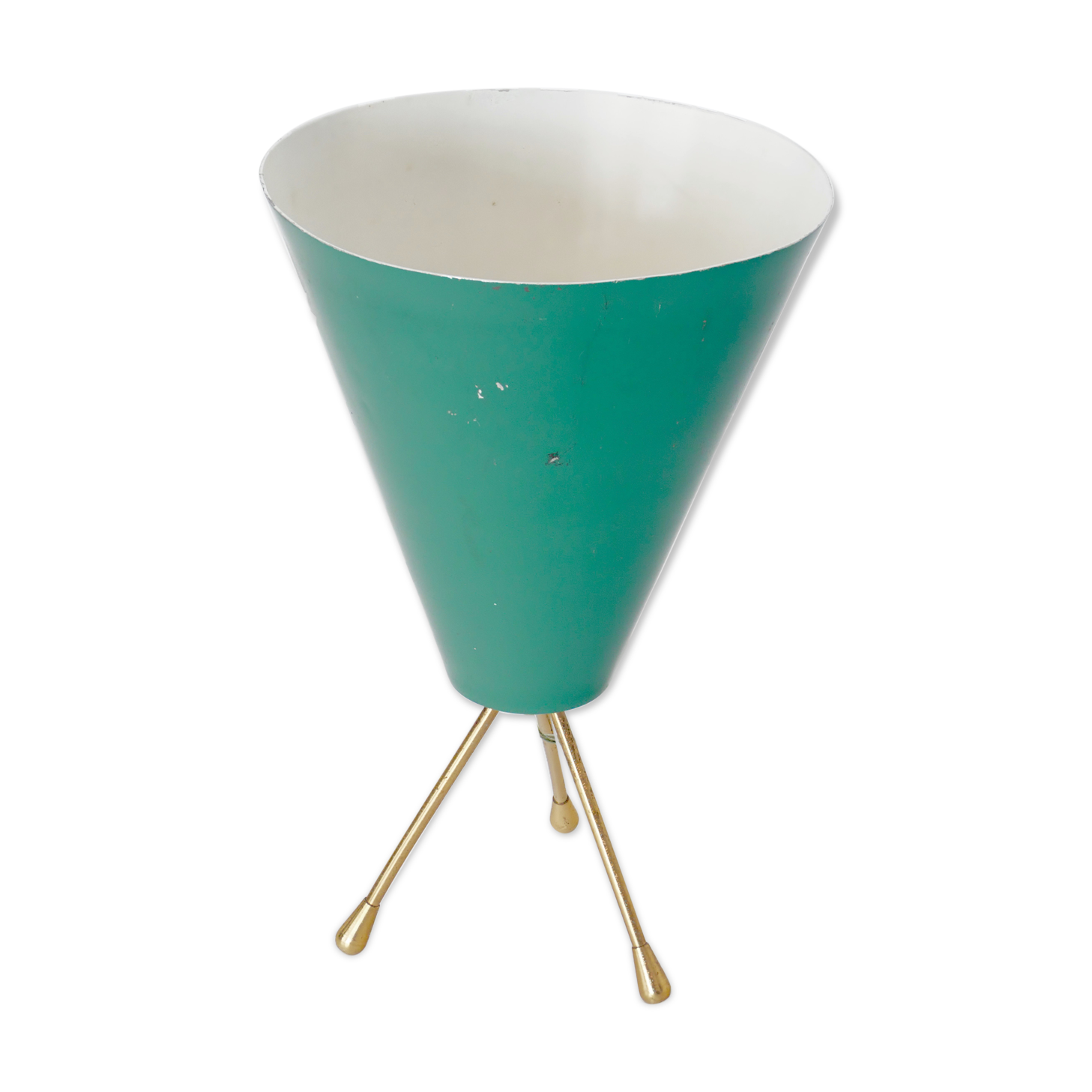 Lampe tripode cône réflecteur