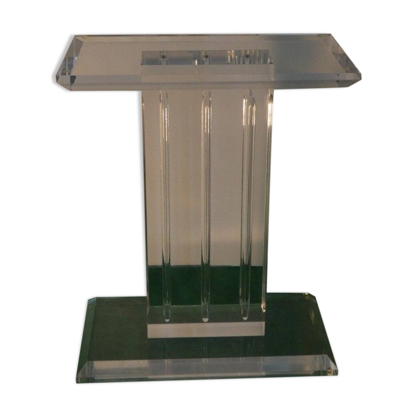 Vintage sculptural base for acrylic glass table, Italy, 2000s