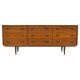 Modern Scandinavian buffet in teak with drawers