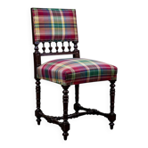 Chaise en chêne néo-Renaissance du 19e siècle, années 1890.