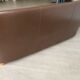 Vintage leather sofa Jacques Coulon 1960s