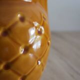 Ceramic pitcher pineapple pattern 60s