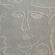 Contemporary Faces beige rug by Ligne Pure – 160 × 240 cm – New