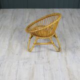 Kid's chair rattan sun shape