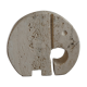 Elephant in travertine of the Fratelli Mannelli 1970