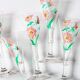 Set of 6 Mid-century Rare Floral Design Champagne Flutes / Italy / 1960s