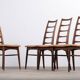 Lis Dining Chairs in Rosewood by Niels Koefoed, Denmark, 1960s, Set of 4
