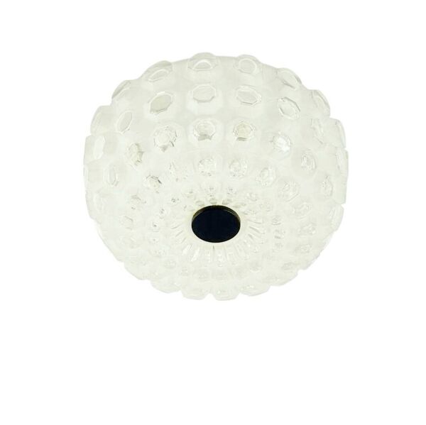 Plafonnier en verre à bulles du milieu du siècle, Limbourg, Allemagne, années 1960