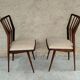 Suite de 4 chaises en bois par Maurizio Tempestini (It.) - mid.XXeme