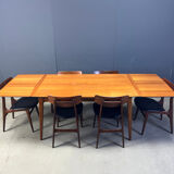 Mid-century dining set by Louis van Teeffelen for Wébé, 1960s