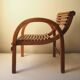 Modernist wooden chair