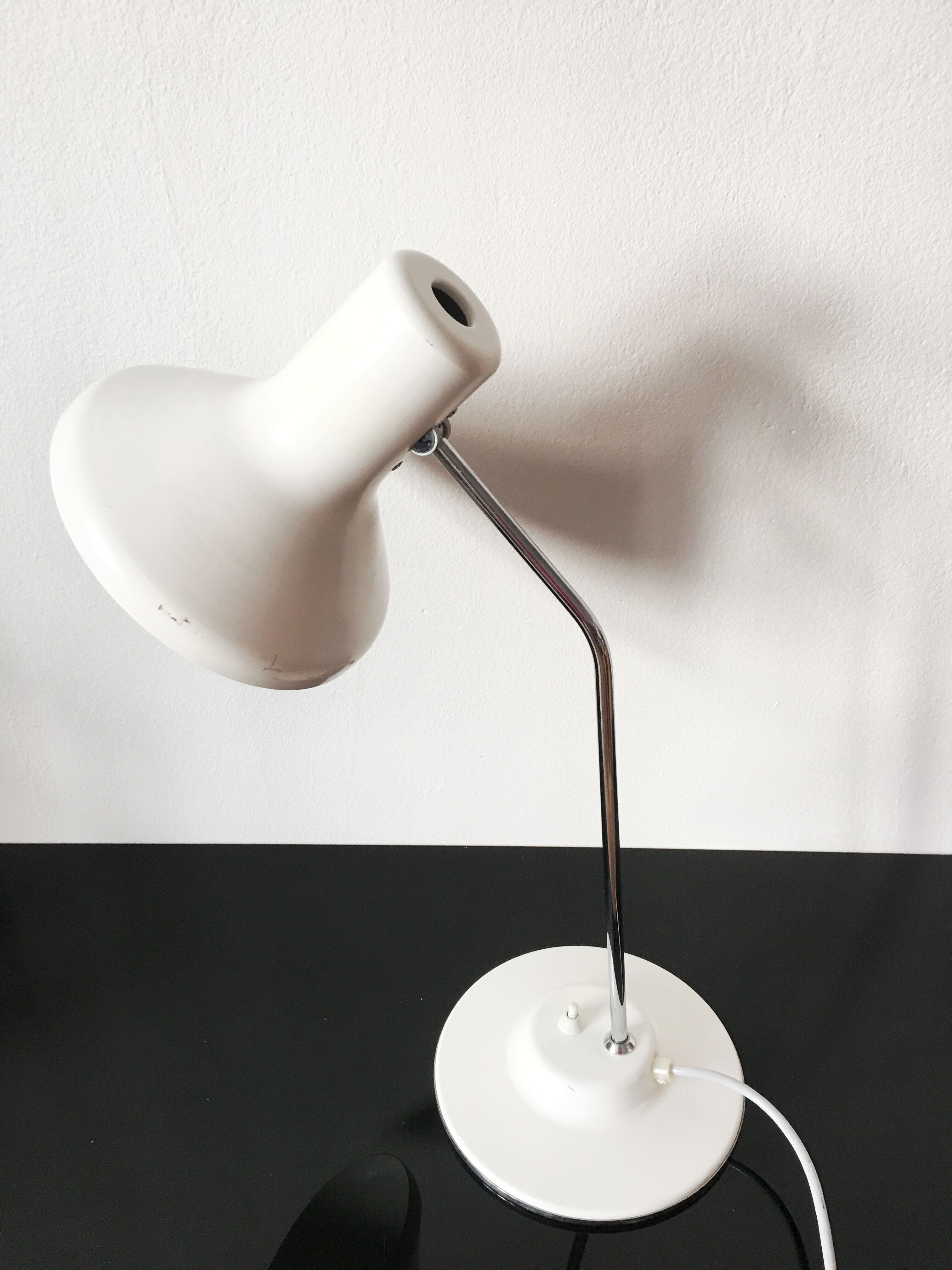 White Table Lamp for Napako - 1960s