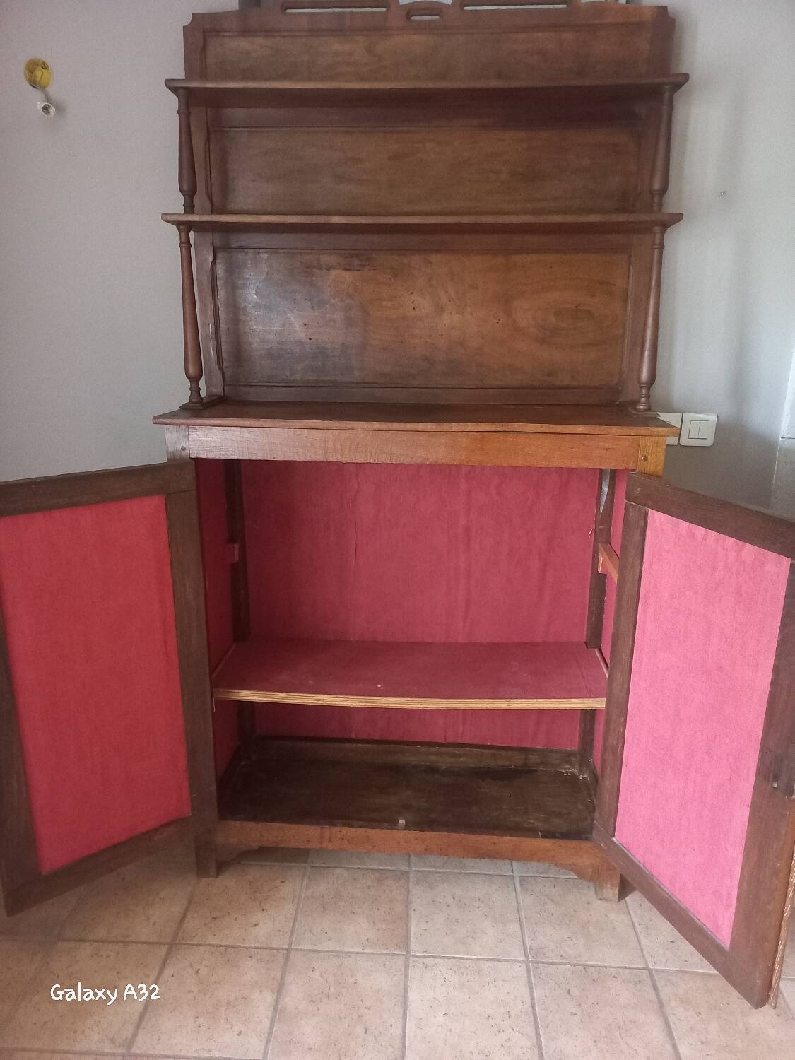 Rustic two-body sideboard