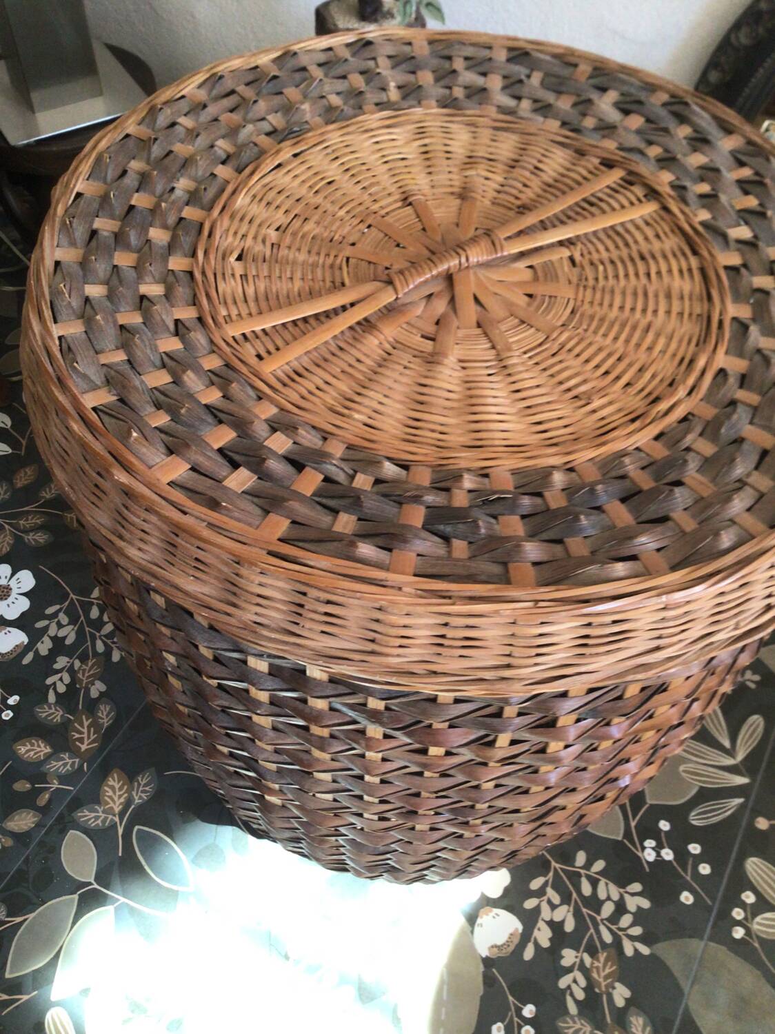 Large woven basket