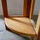 Folding corner shelves in light wood from the 50/60