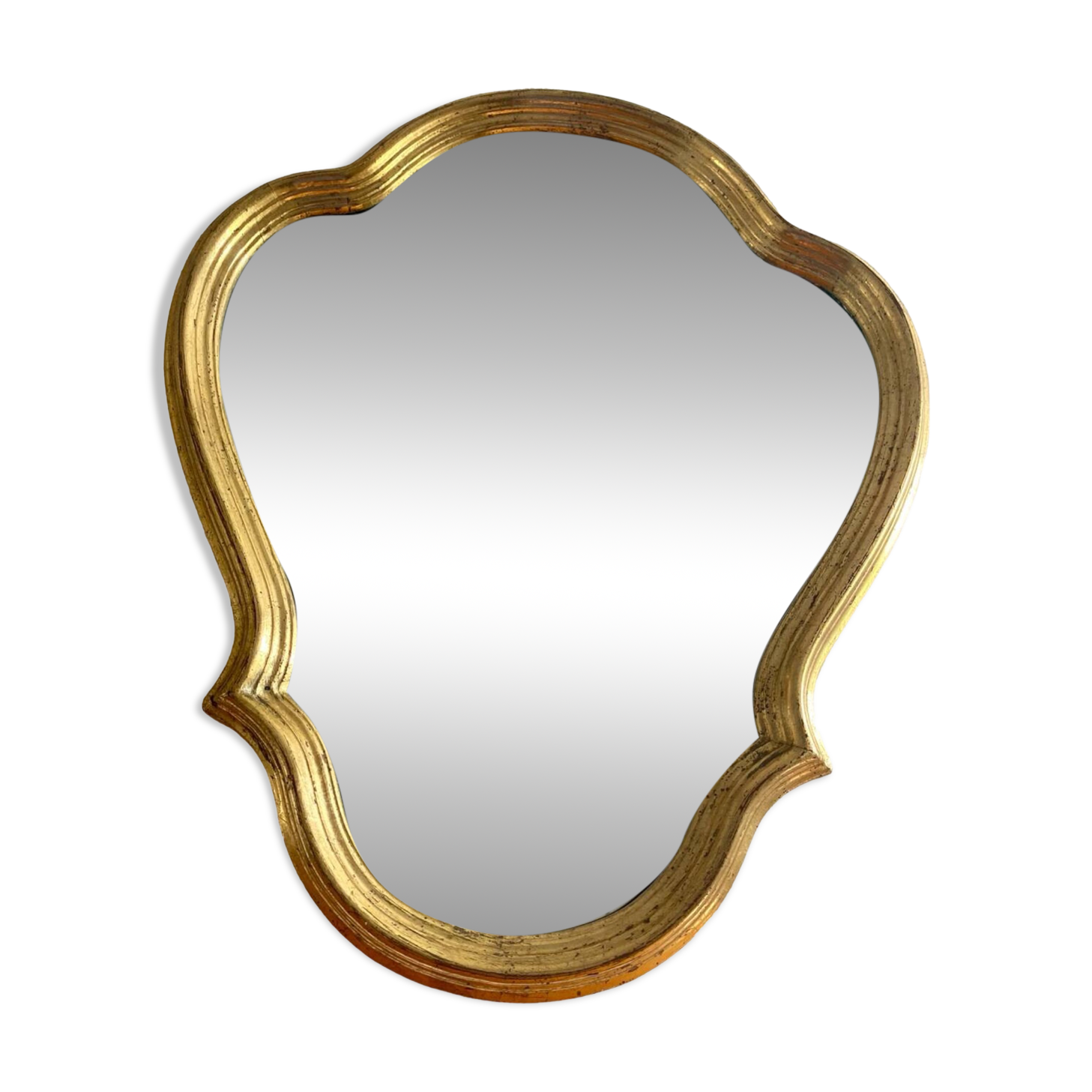 Wall mirror in a gilded wooden frame