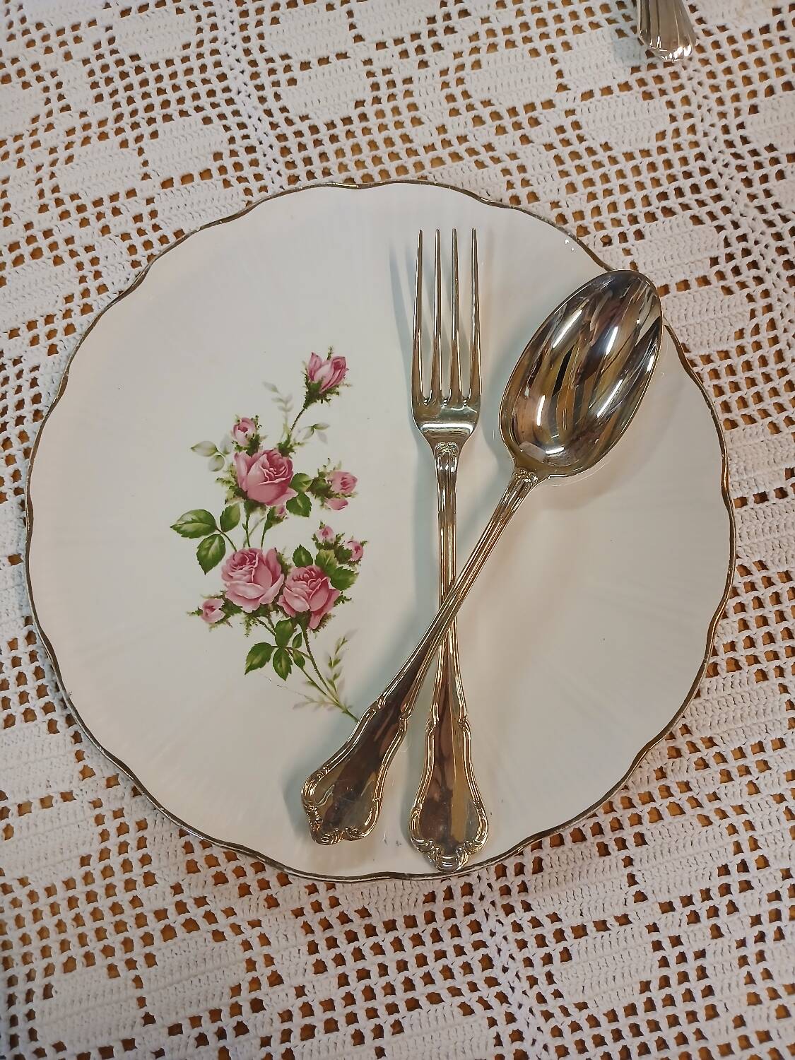 5 pairs of silver-plated cutlery