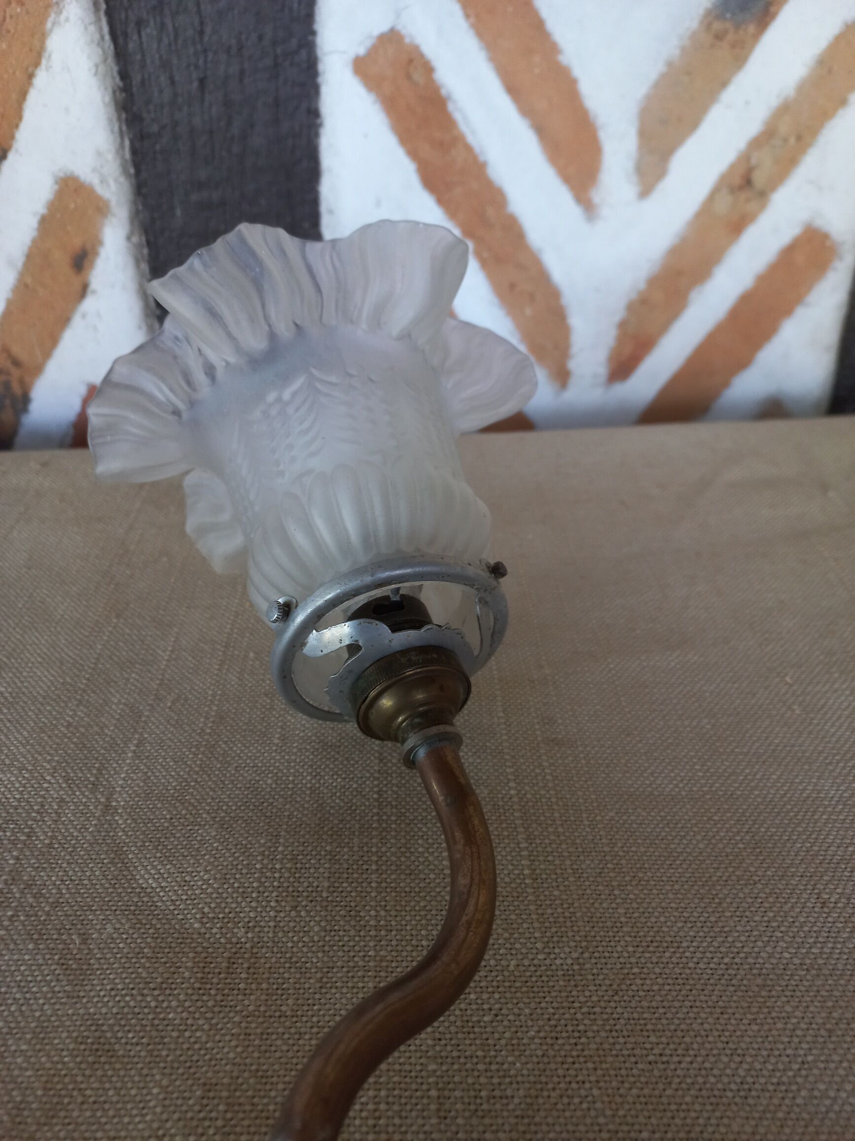 Wall lamp tulip gooseneck