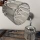 Pair of vintage chrome wall lights