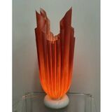 French draped table lamp by Georgia Jacob, 1970s