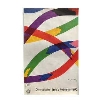 Original poster by piero dorazio (1927-2005) olympische spiele münchen, 1972