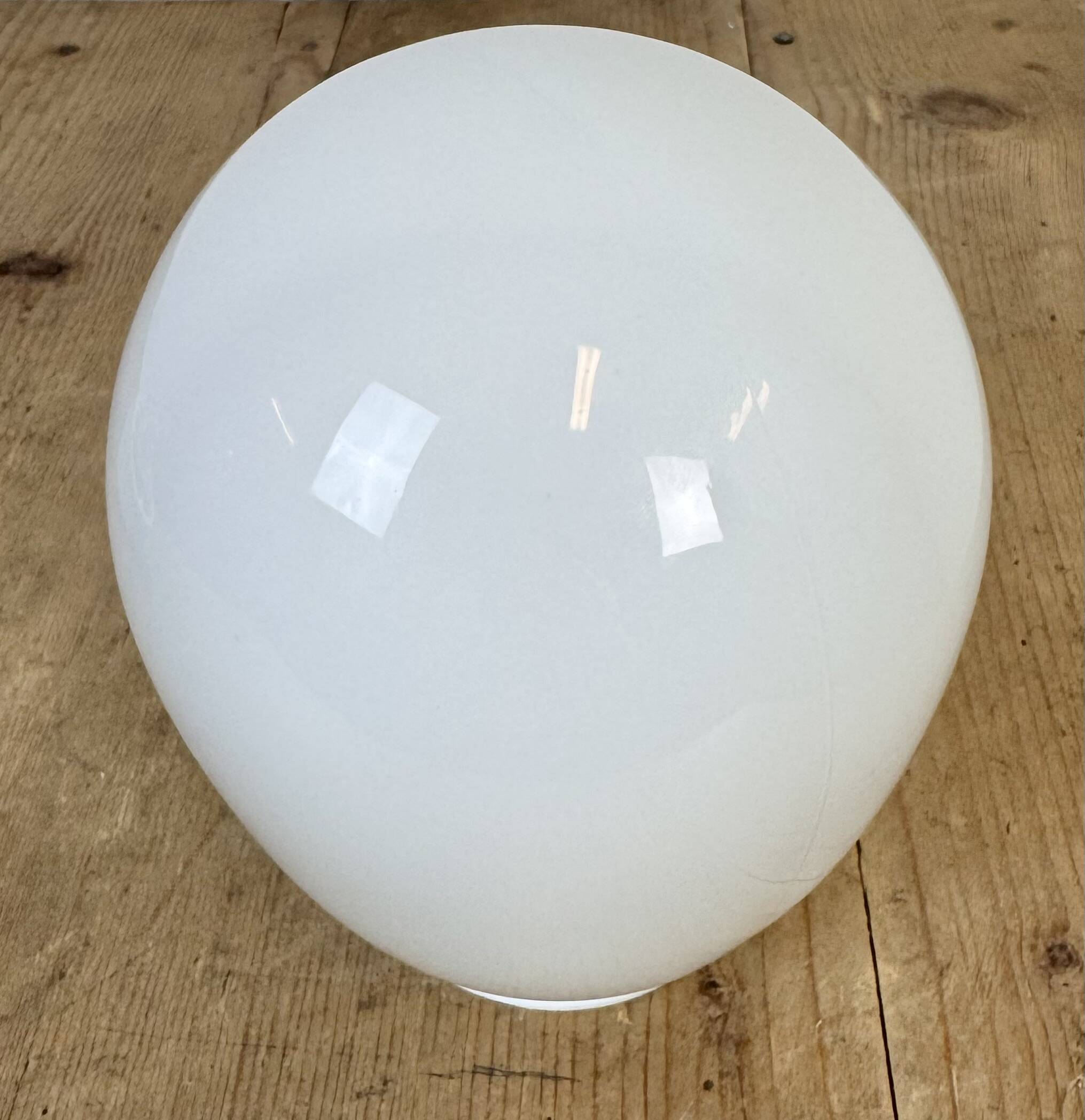 Vintage White Porcelain Ceiling Light, 1970s