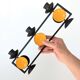 Danish Cast Iron Candelabra | Midcentury Pop Art