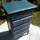 Skated wooden chiffonnier