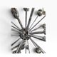 Vintage chrome pendant lamp / sputnik chandelier cosack leuchten