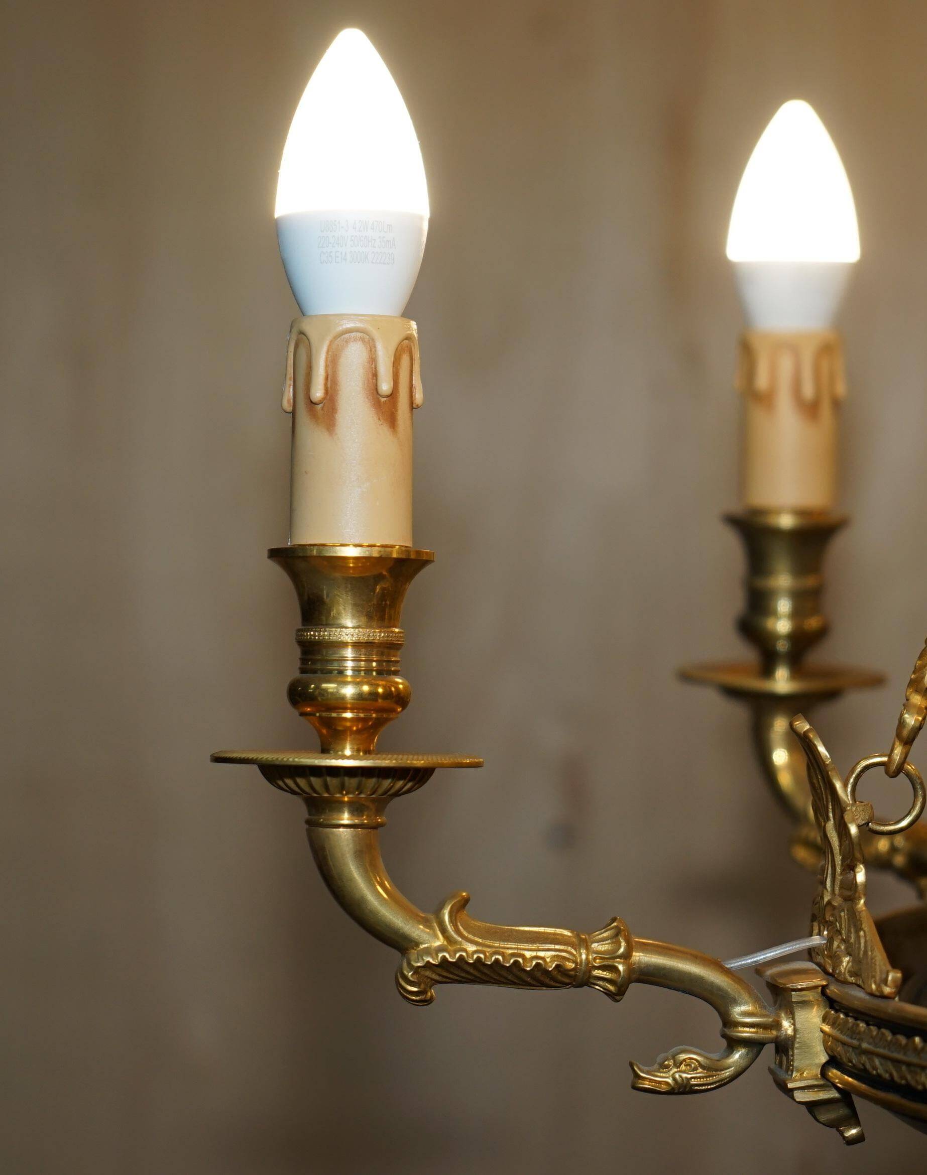 24-carat gold-plated bronze chandeliers L'Originale Italy