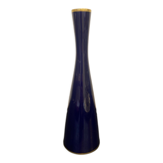 Soliflore cobalt blue porcelain