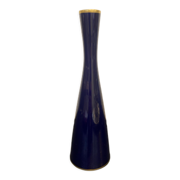 Soliflore cobalt blue porcelain
