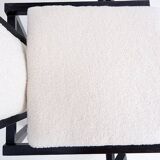 "Contrast" Armchair by Pascal Mourgue 1982 - Faux Sheepskin upholstery
