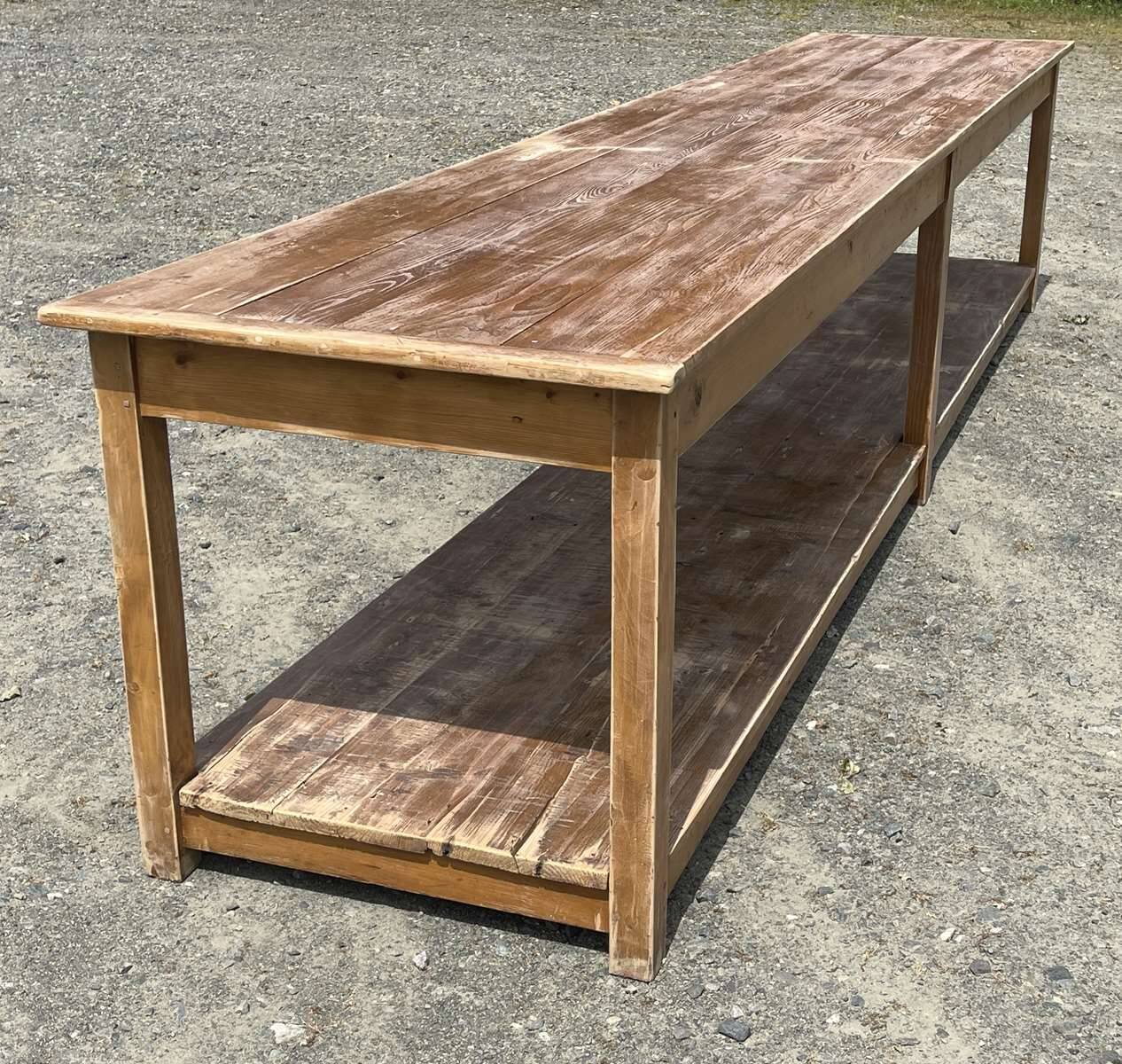 1930s fir draper table
