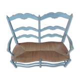 Double straw armchair