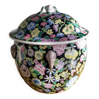 Chinese ginger or tea pot, covered pot