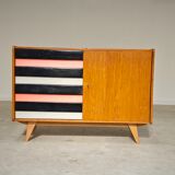 U 458 pink and grey sideboard by Jiri Jiroutek for Interier Praha 1960