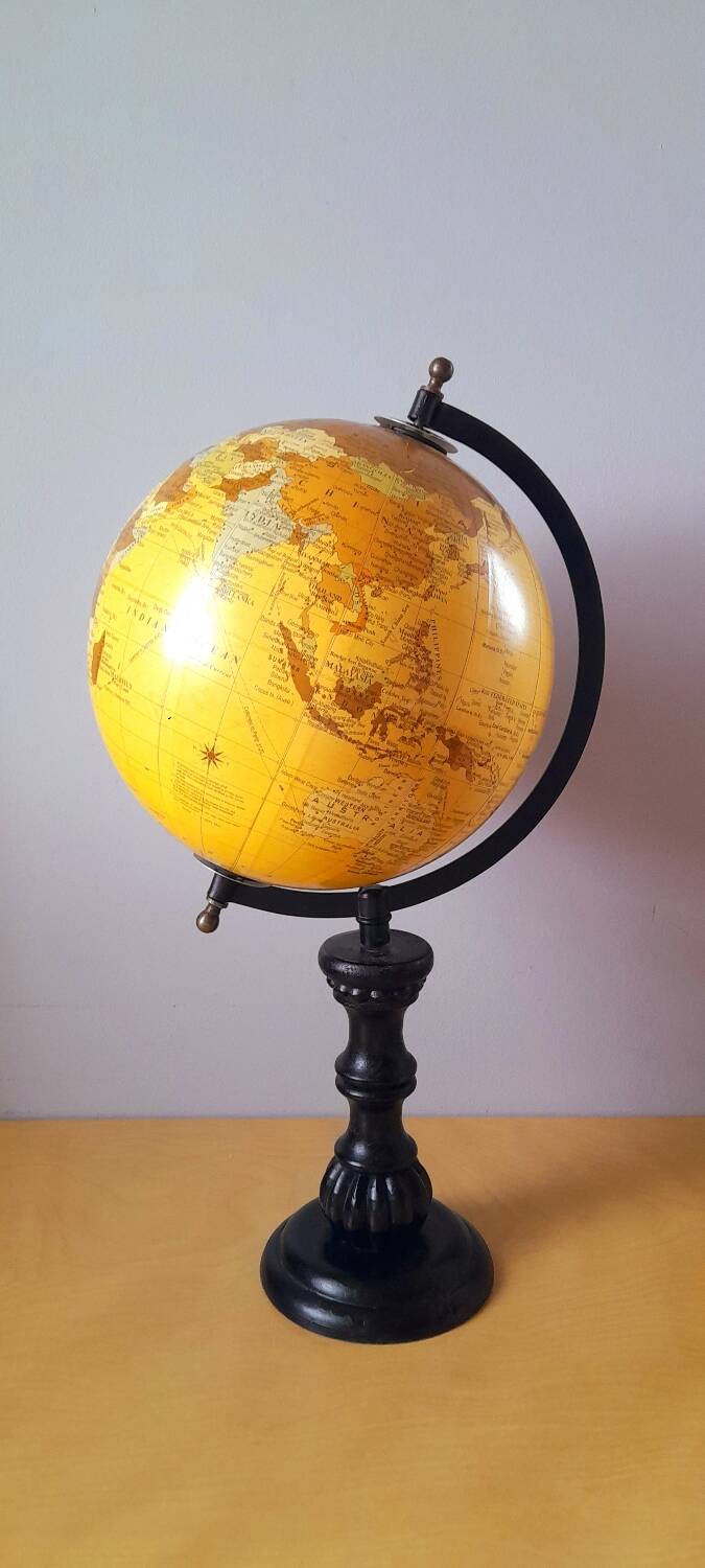 Napoleon 3 style terrestrial globe
