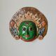 Tibetan wall mask handcrafted ethnic tribal decoration