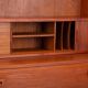 Danish teak bookcase by Johannes Sorth for Nexø, 1960s