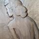 Bas-relief ovale ancien "Nu féminin"