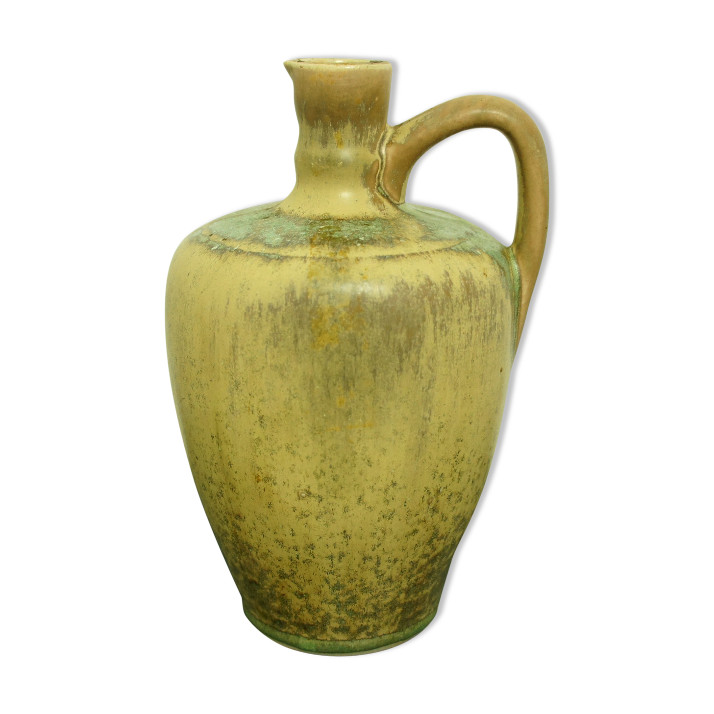 Glazed porcelain pitcher
